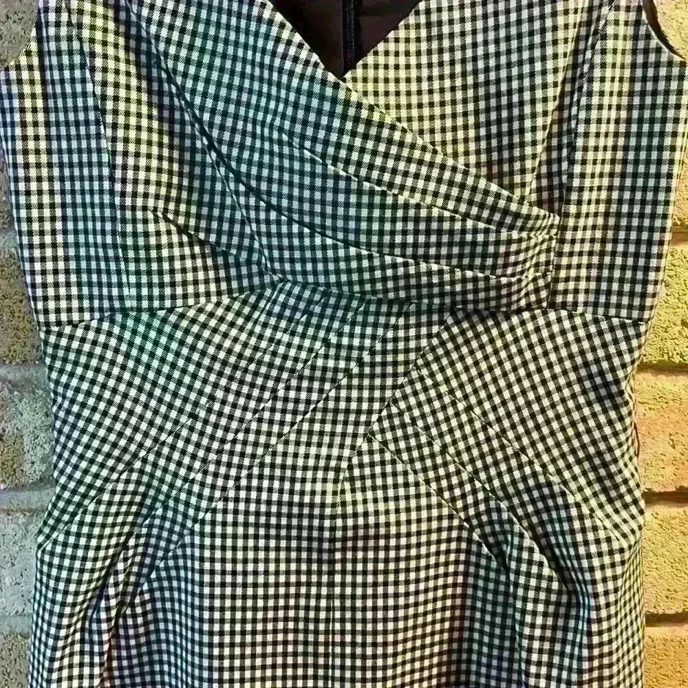 Micheal Kors Blue/White Gingham Dress